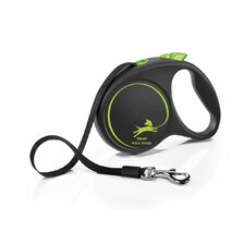 Vodítko Flexi Black Design L páska 5 m zelené (do 50 kg)